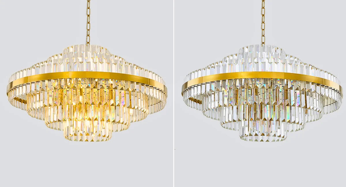 gold chandelier for living room