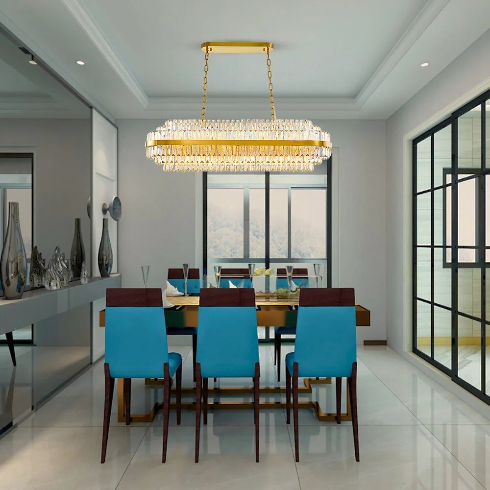 crystal light for dining room