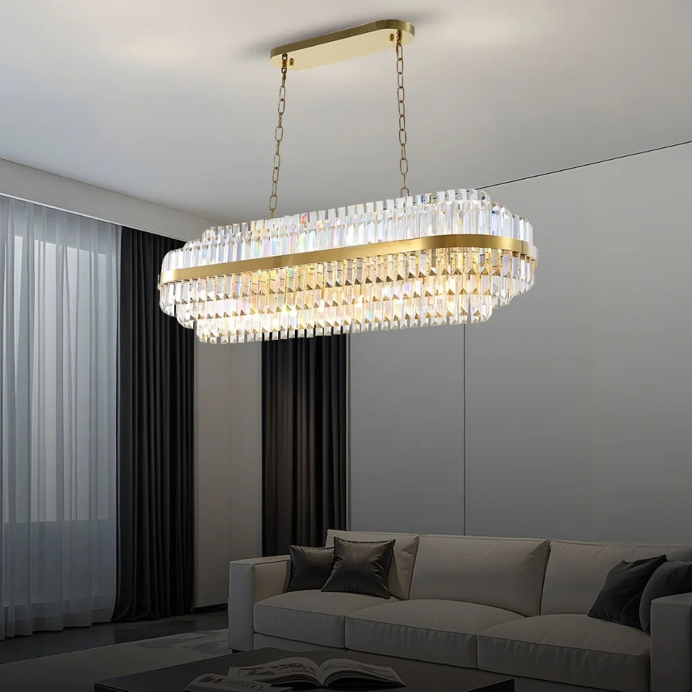 crystal light for dining room