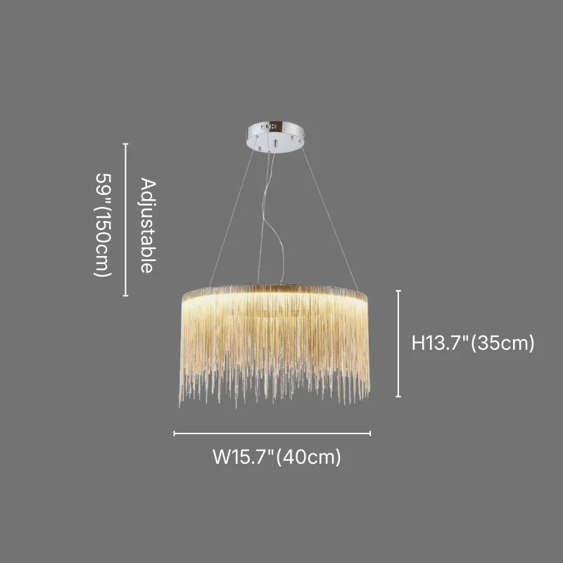 Viel Modern Round LED Chandelier for Living Room