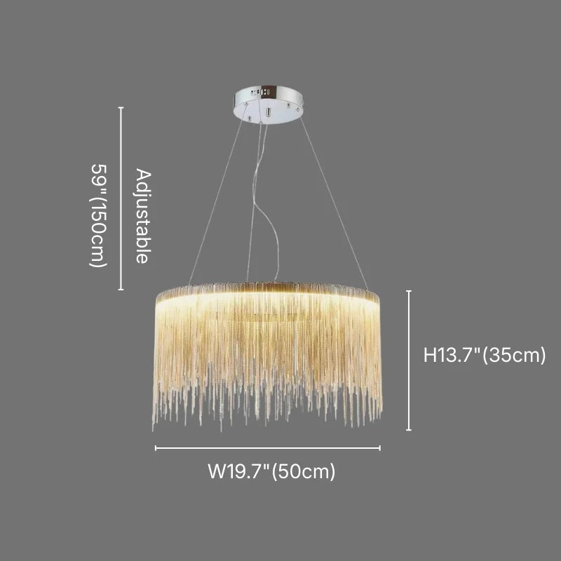 Viel Modern Round LED Chandelier for Living Room