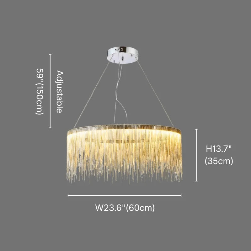Viel Modern Round LED Chandelier for Living Room