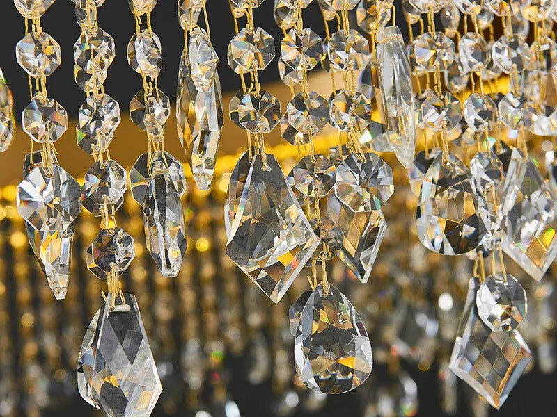 Gold Crystal Chandelier