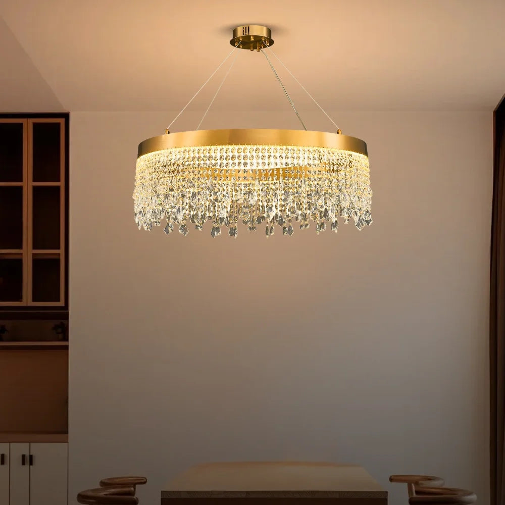Zara Chandelier with Crystals