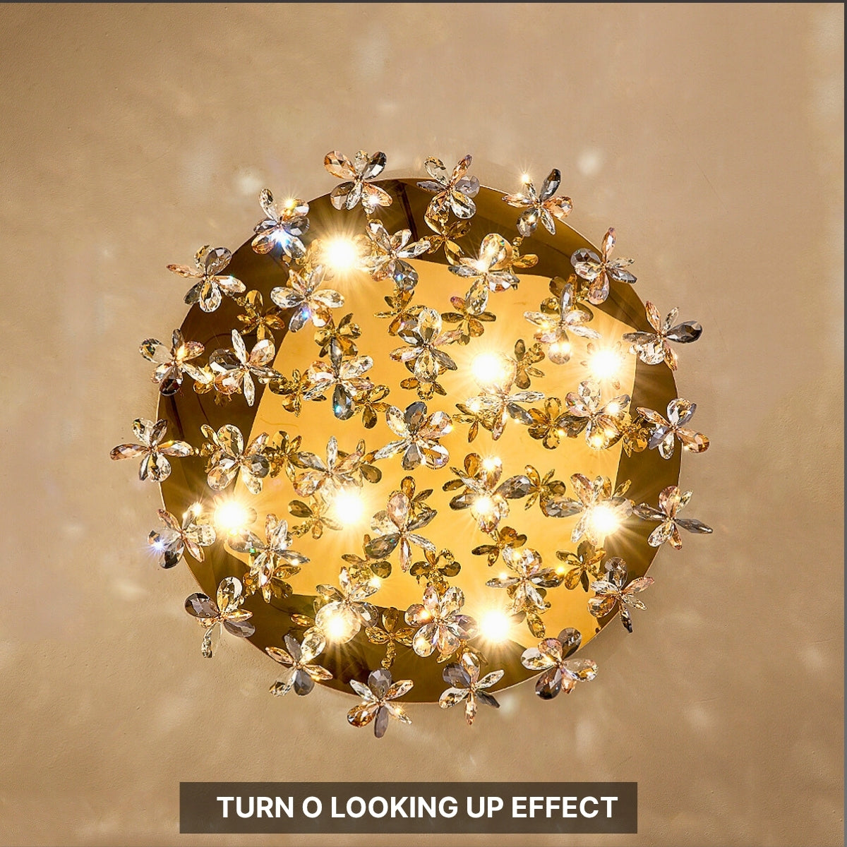 bedroom flush mount chandelier