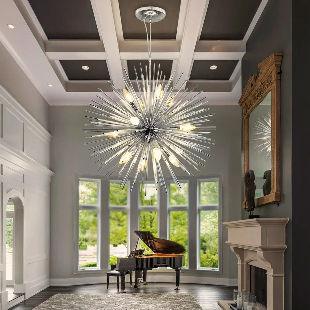 black and gold chandelier modern