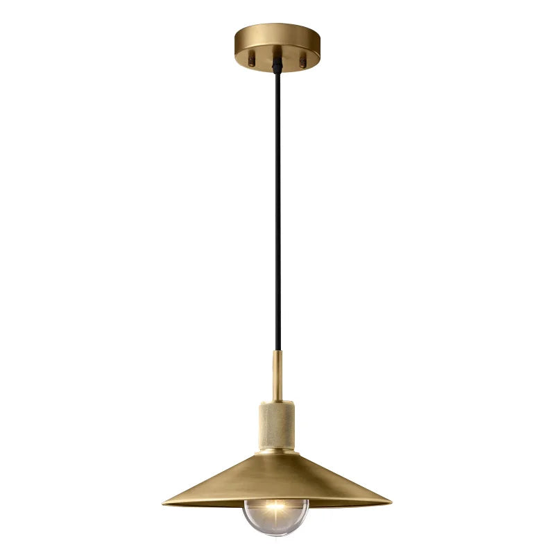 black and gold pendant lighting