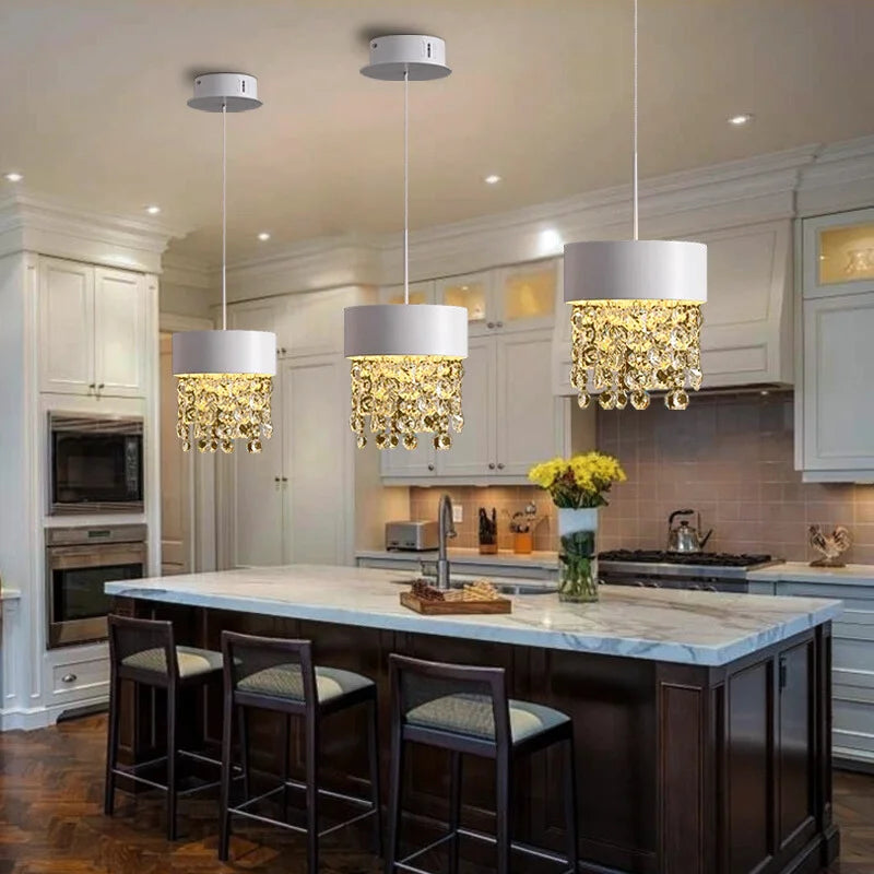 black and white pendant light