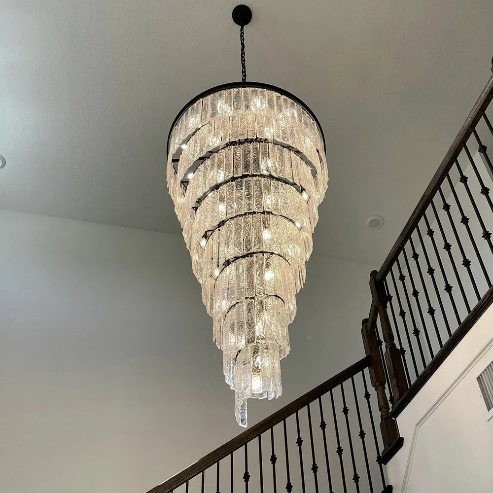 black glass pendant lighting