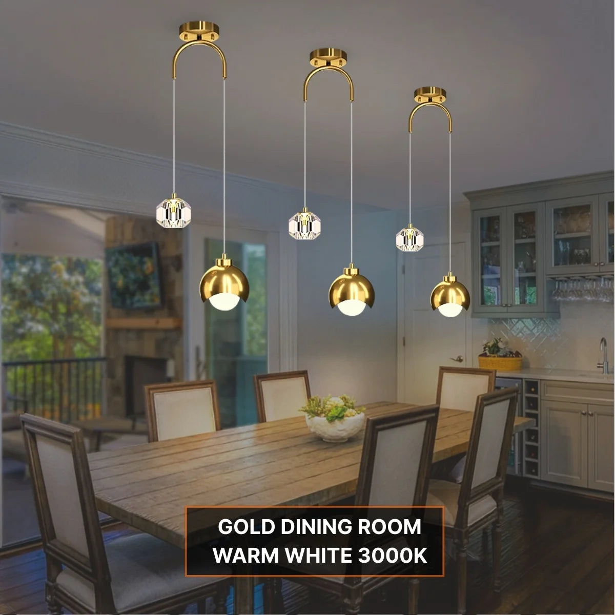 black mini pendant light