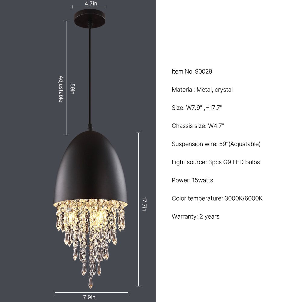 black pendant light fixtures