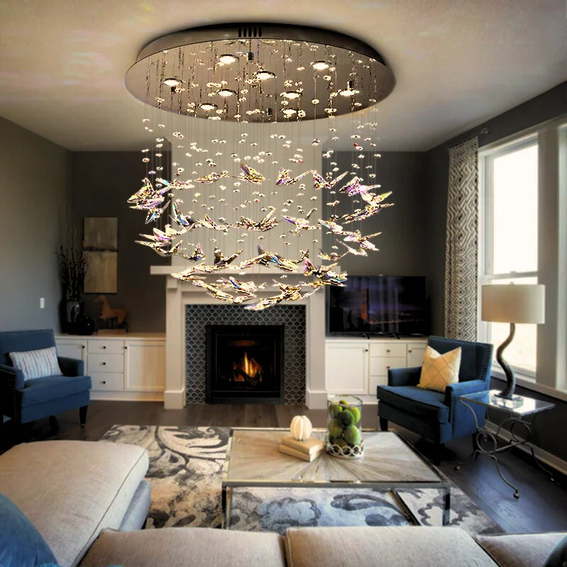 butterfly crystal chandelier