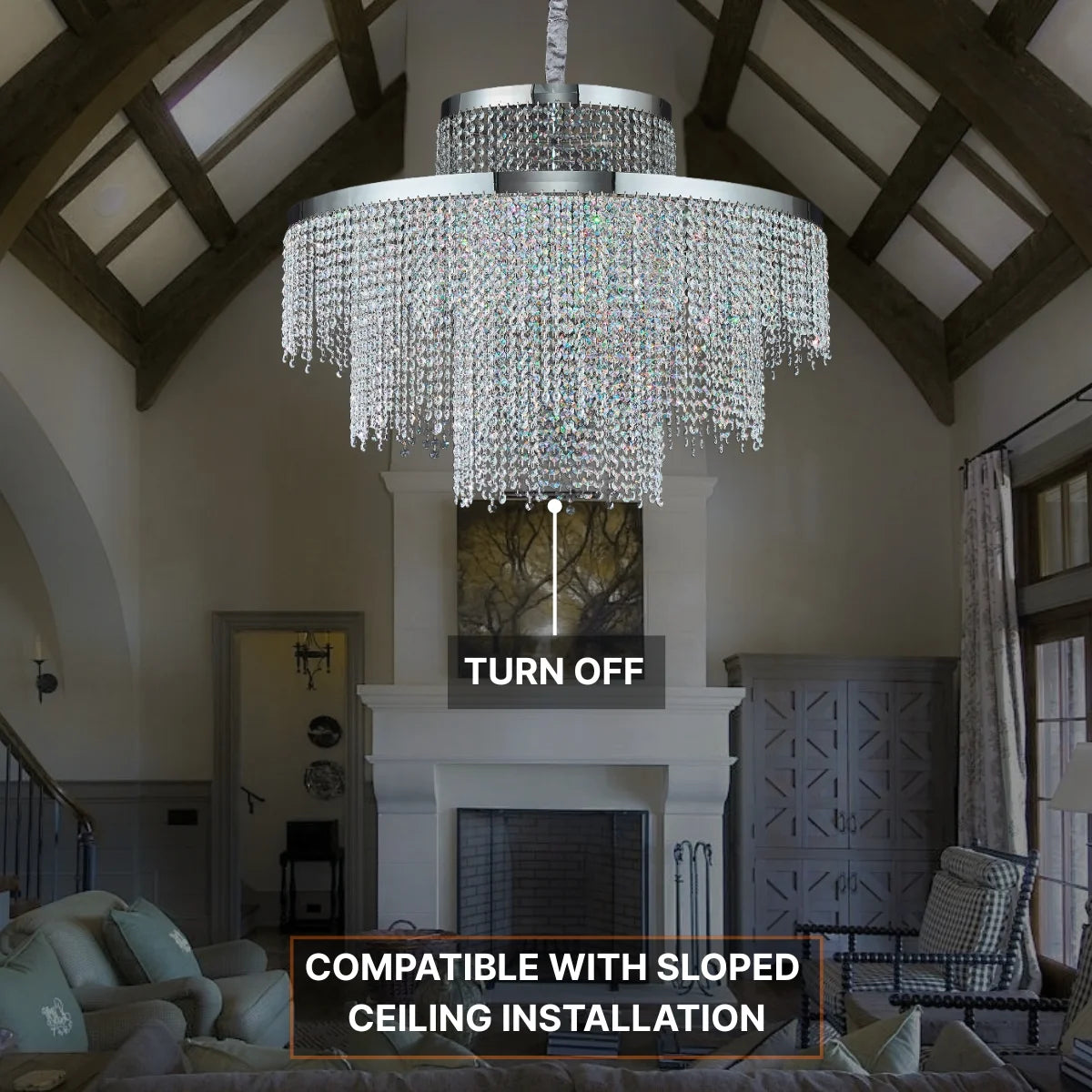 chandelier crystals light