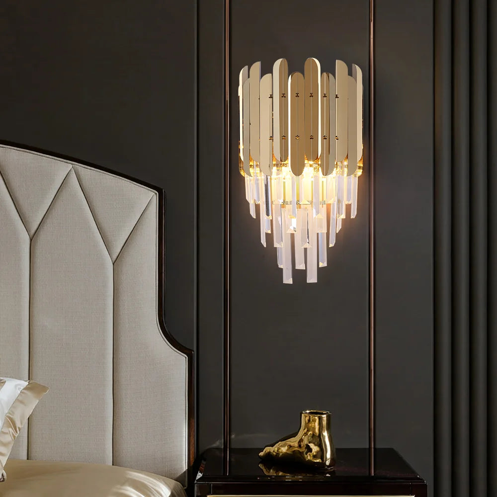 chrome chandelier modern