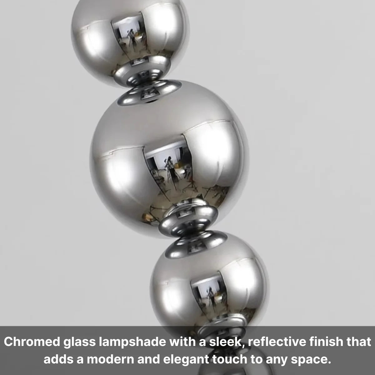 chrome pendant light