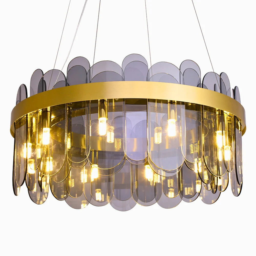 contemporary glass table lamps