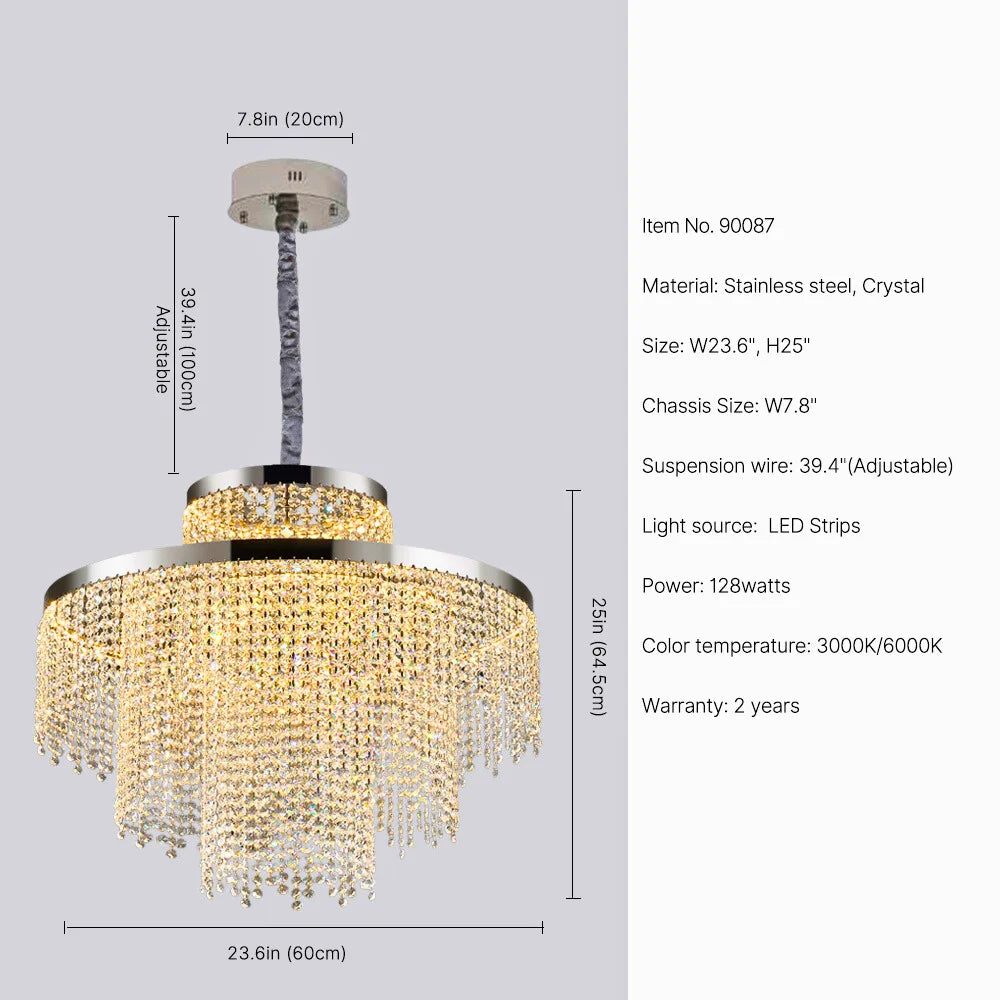 crystal chandelier light fixture