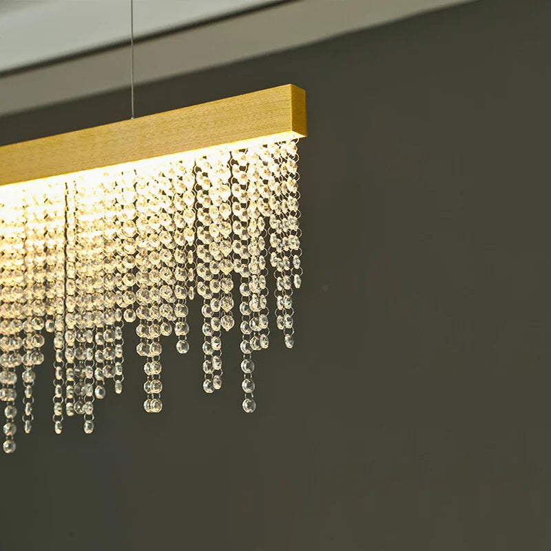 crystal chrome chandelier