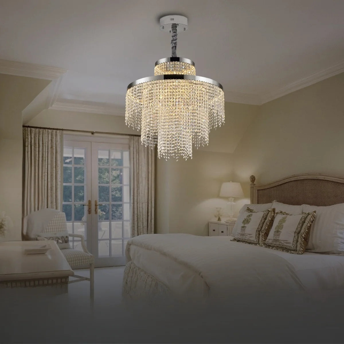 crystal light chandelier