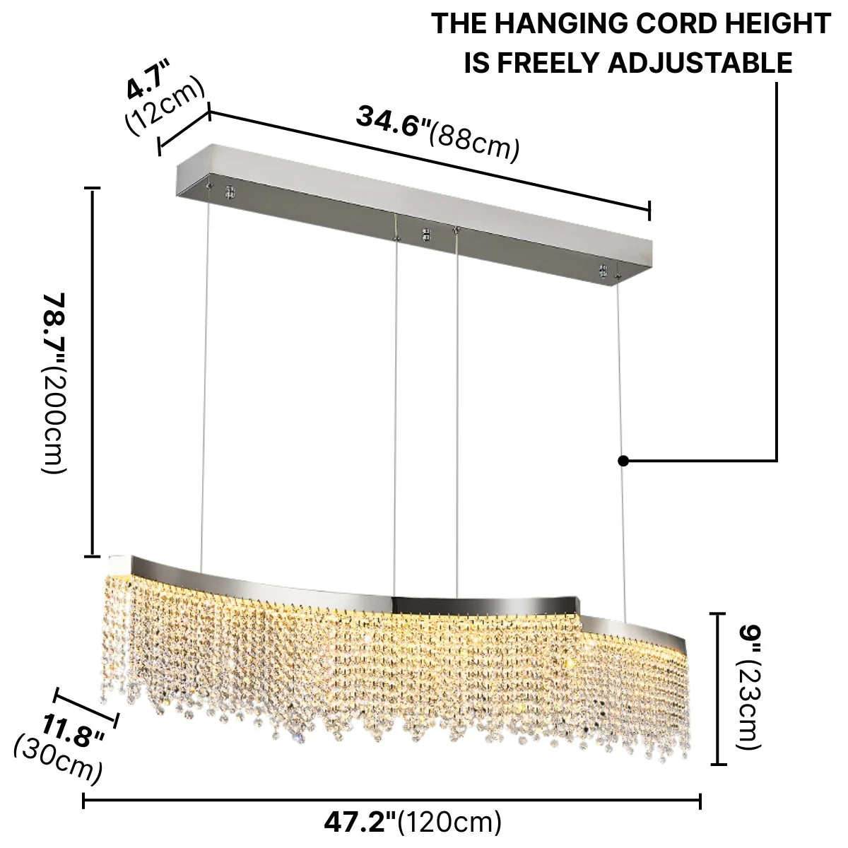 crystal pendant chandelier lighting