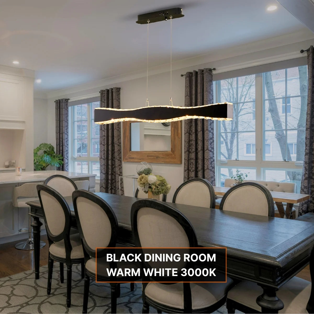crystal rectangular chandelier