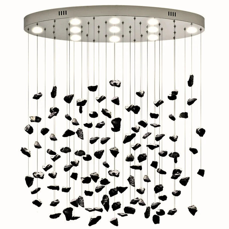 crystal stone chandelier