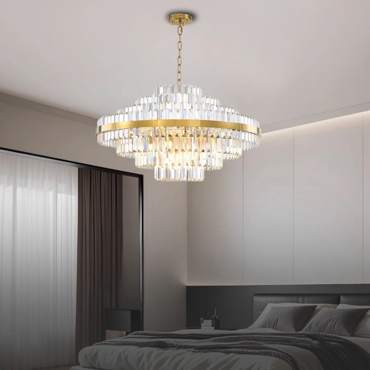 dining room crystal lamp