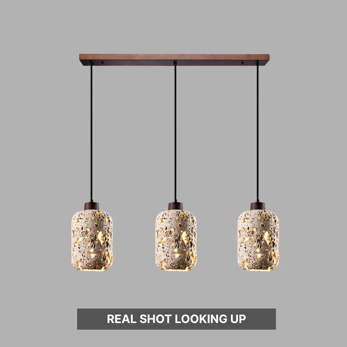 dining room wood pendant light