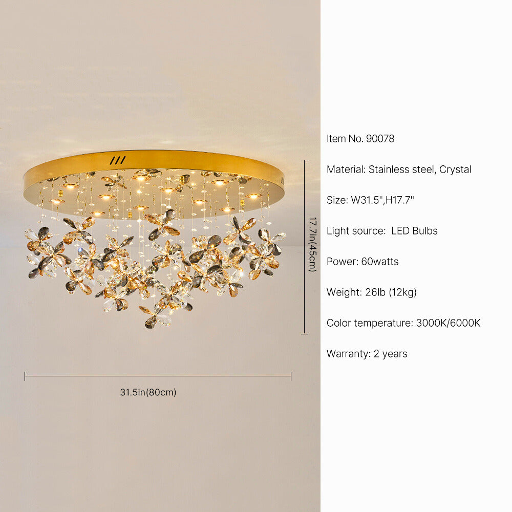 flat ceiling lights