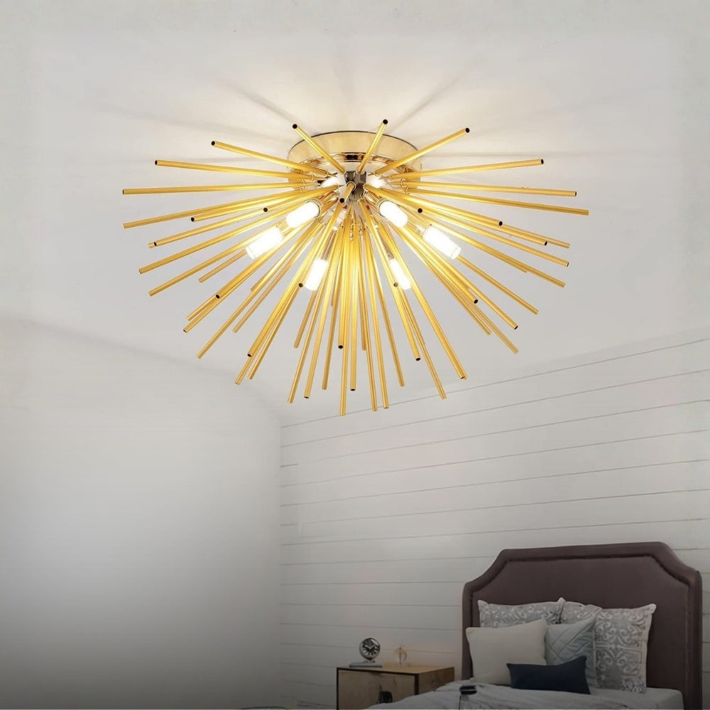 gold ceiling light for living room