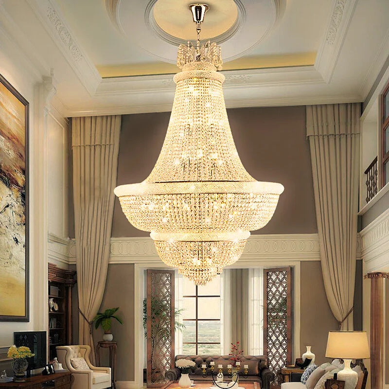 gold chandelier crystal