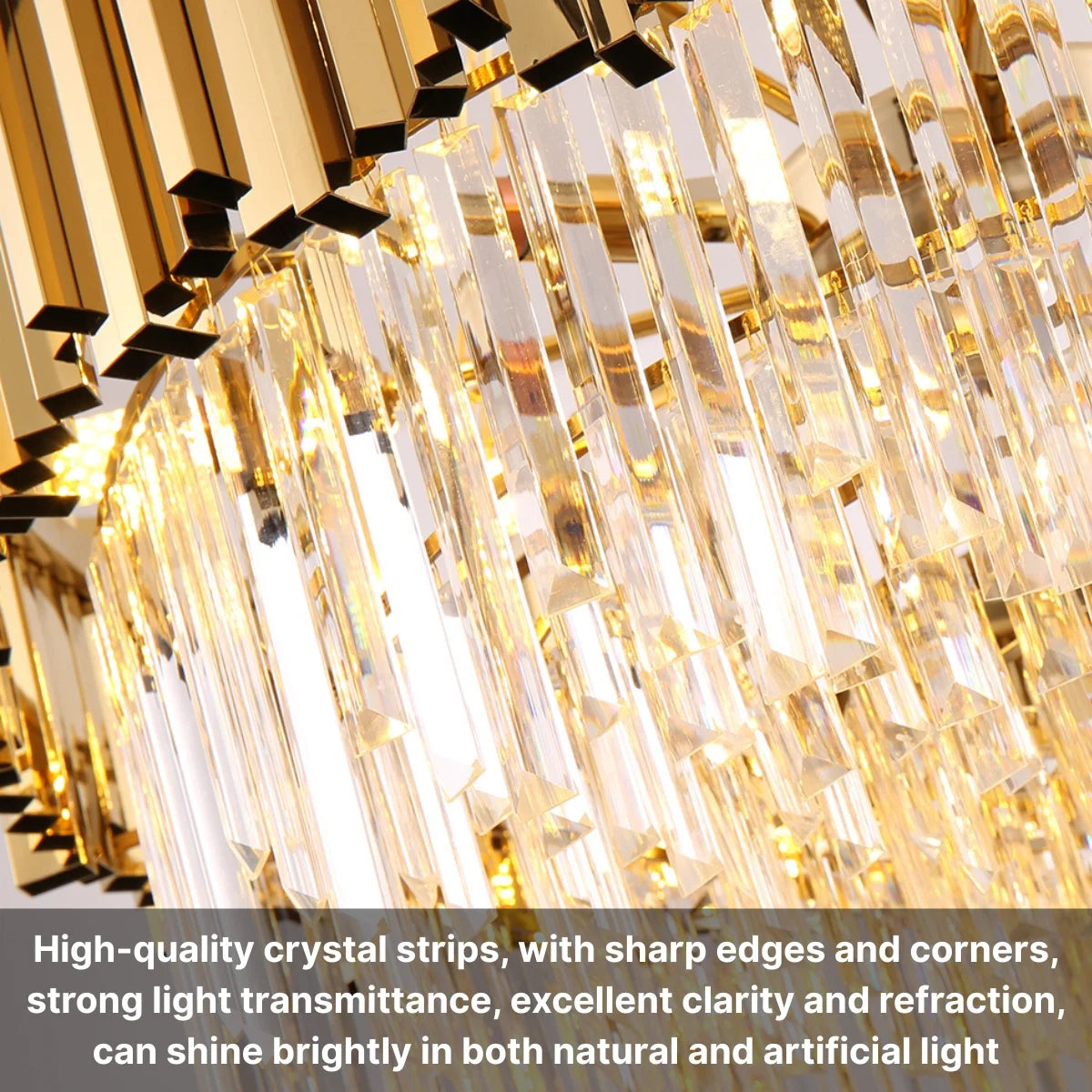 gold crystal chandelier
