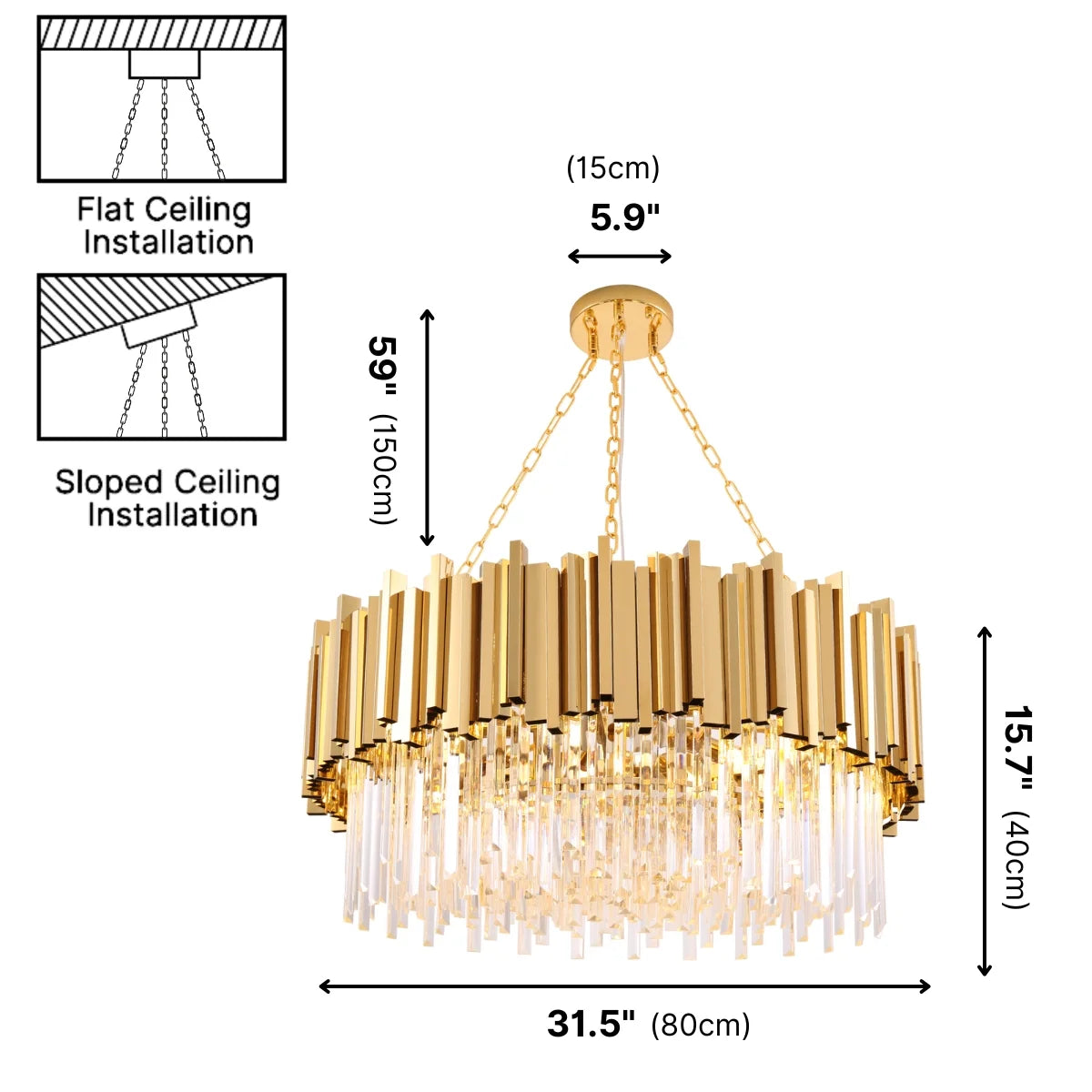 gold crystal chandelier for bedroom modern