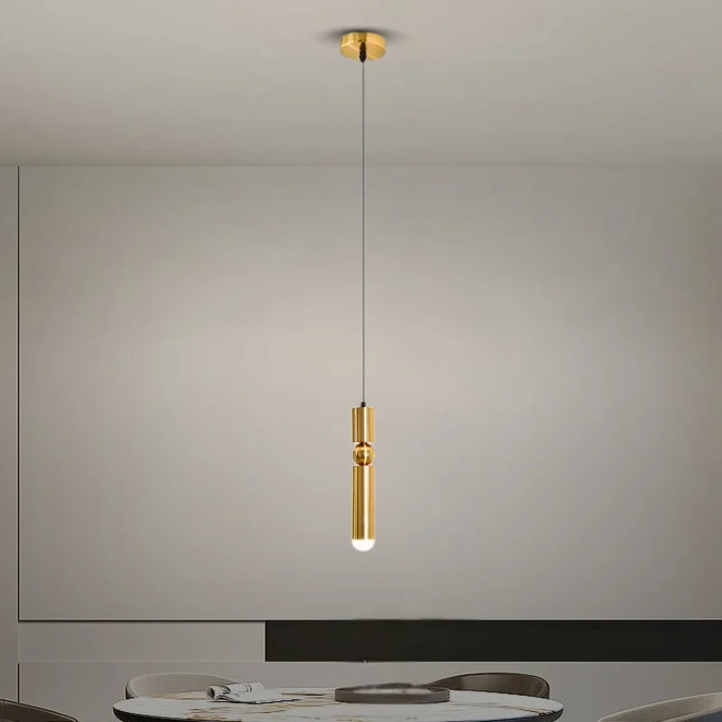 gold pendant light for dining room