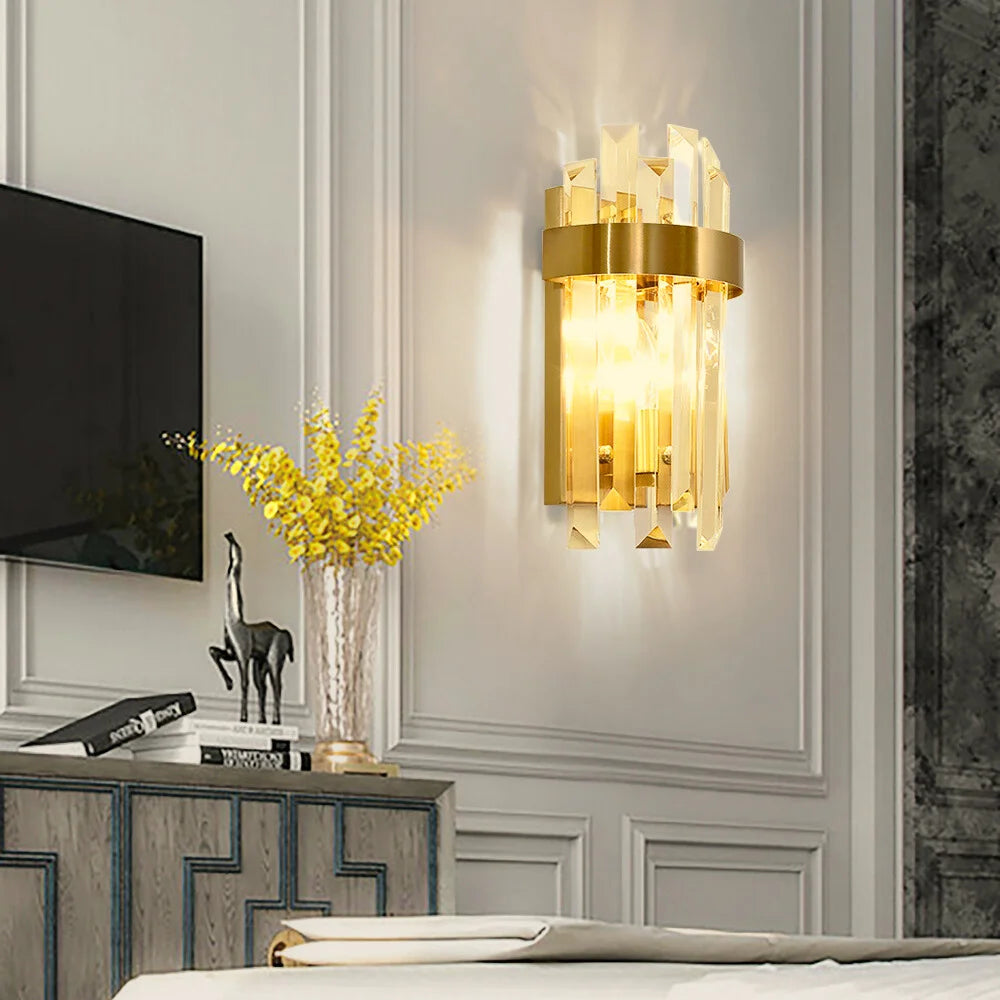 gold sconce light fixture