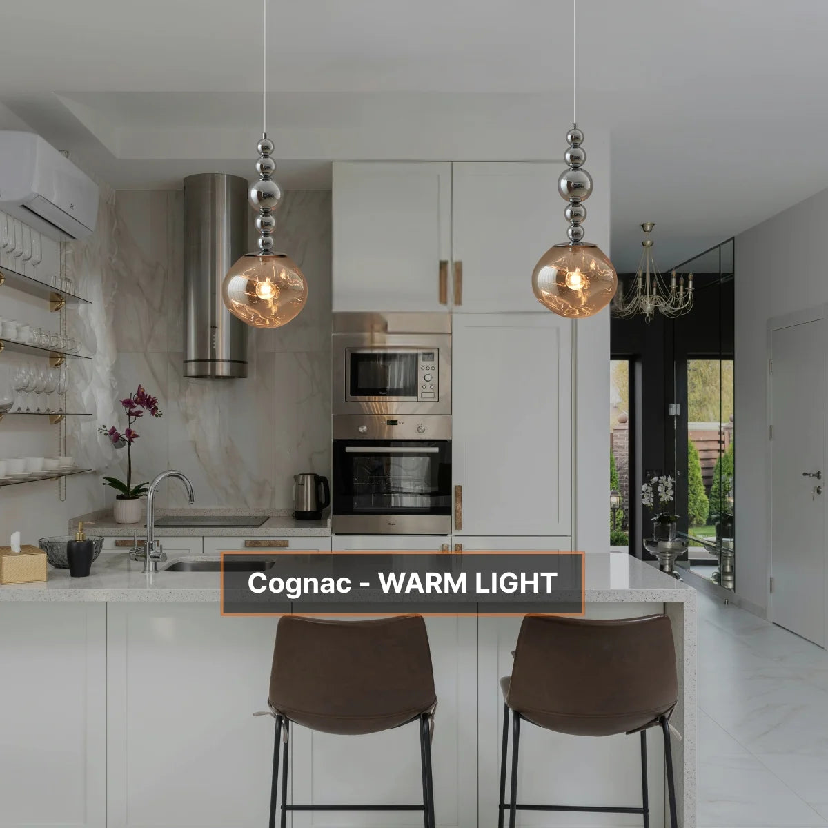 hanging light for breakfast bar
