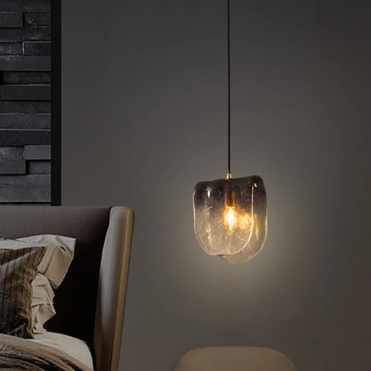 hanging stained glass lamp