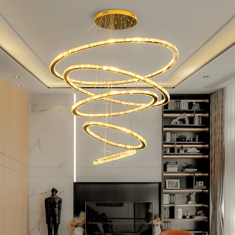high ceiling chandelier