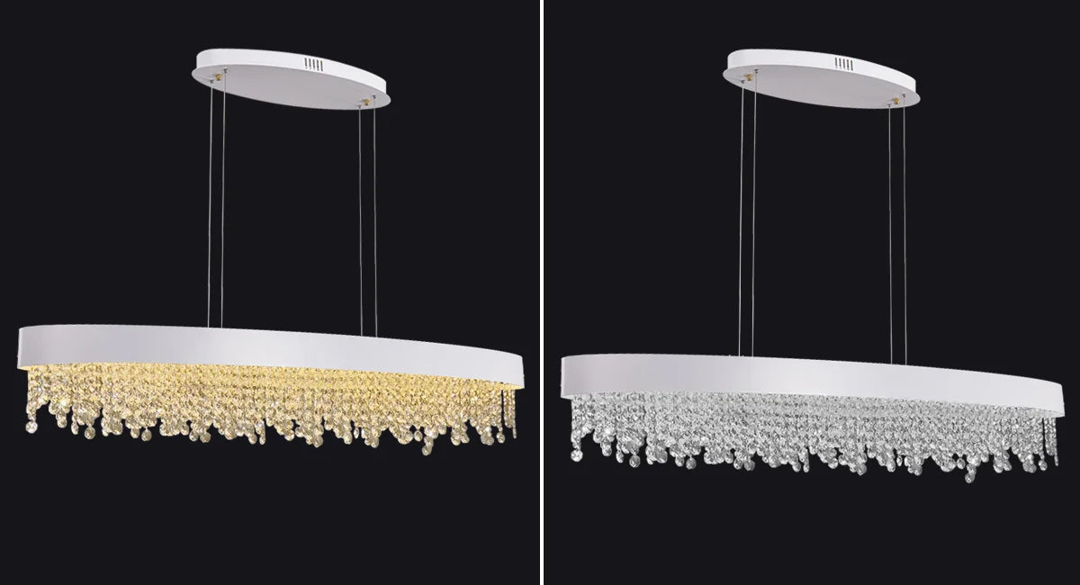 kitchen island crystal pendant