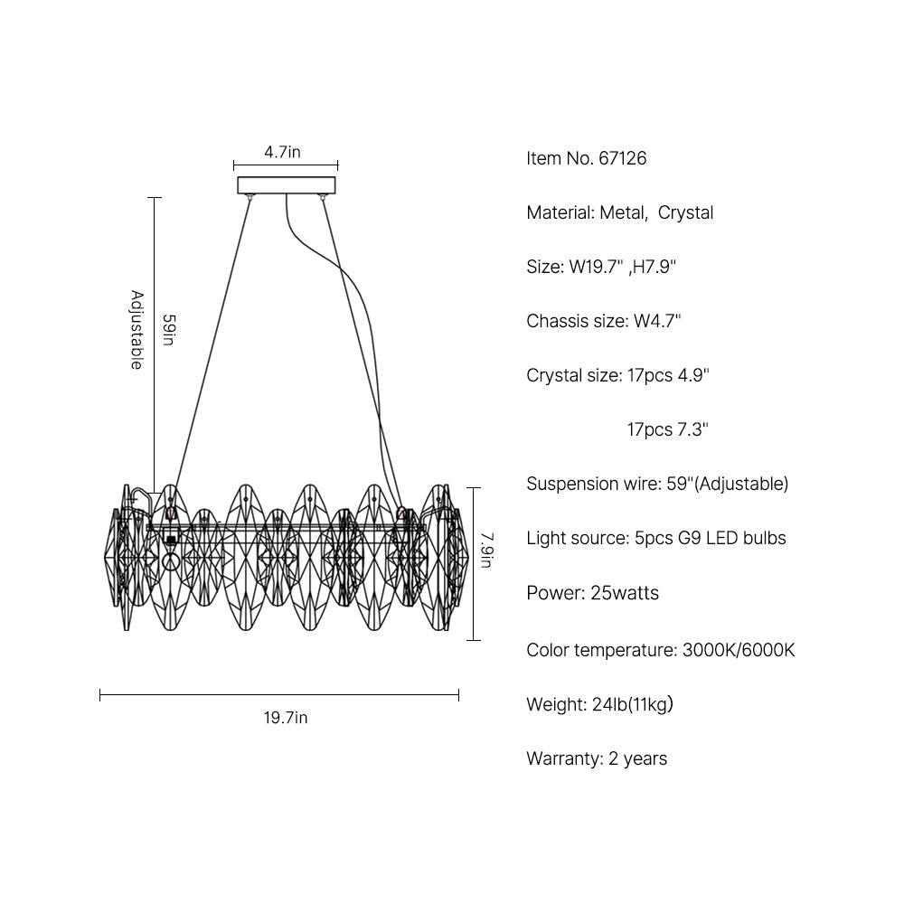 large chandelier living room