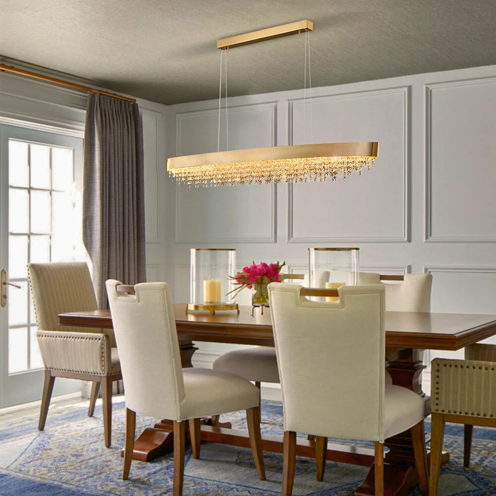 large crystal chandelier for foyer