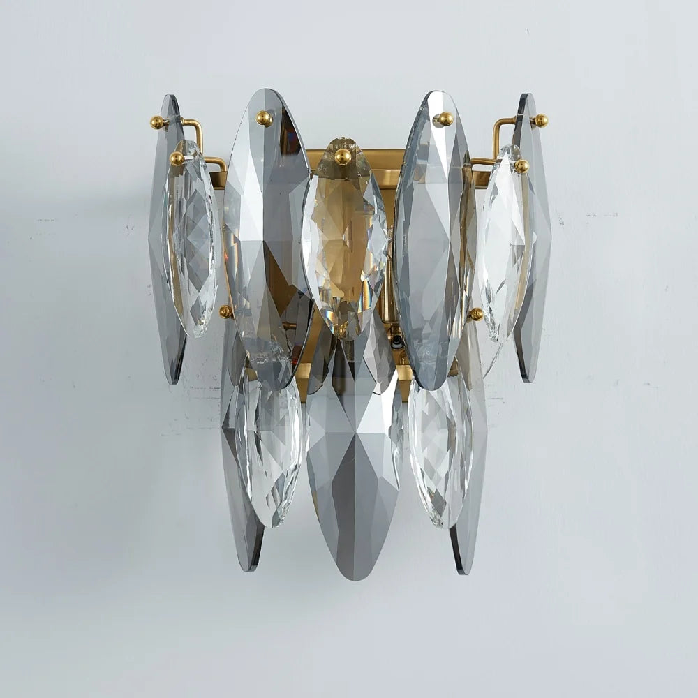 led crystal wall lamp