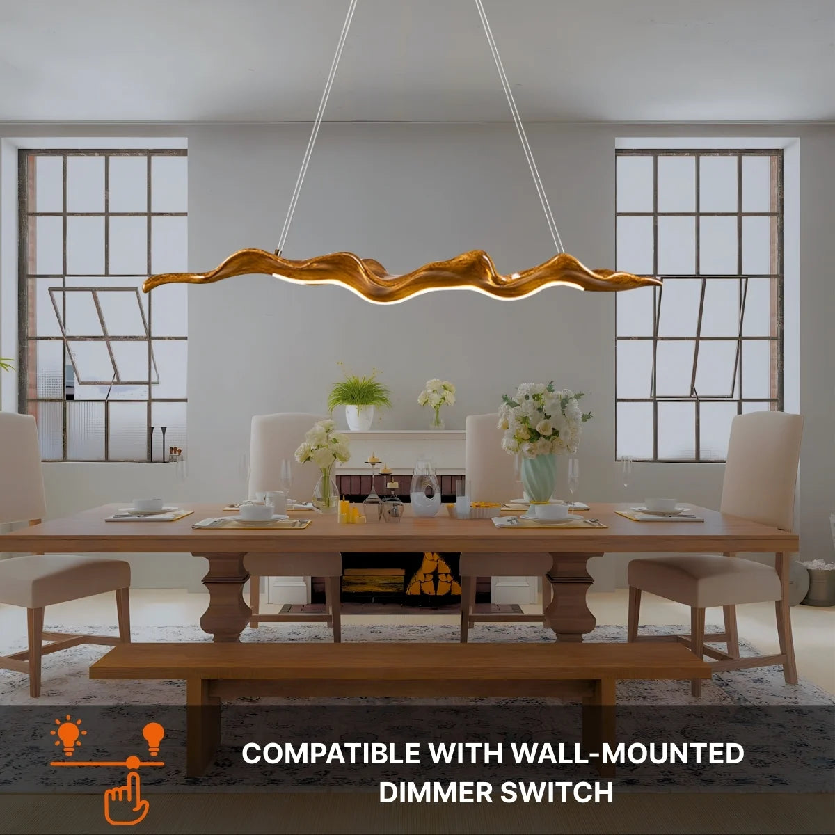 led pendant light for dining room