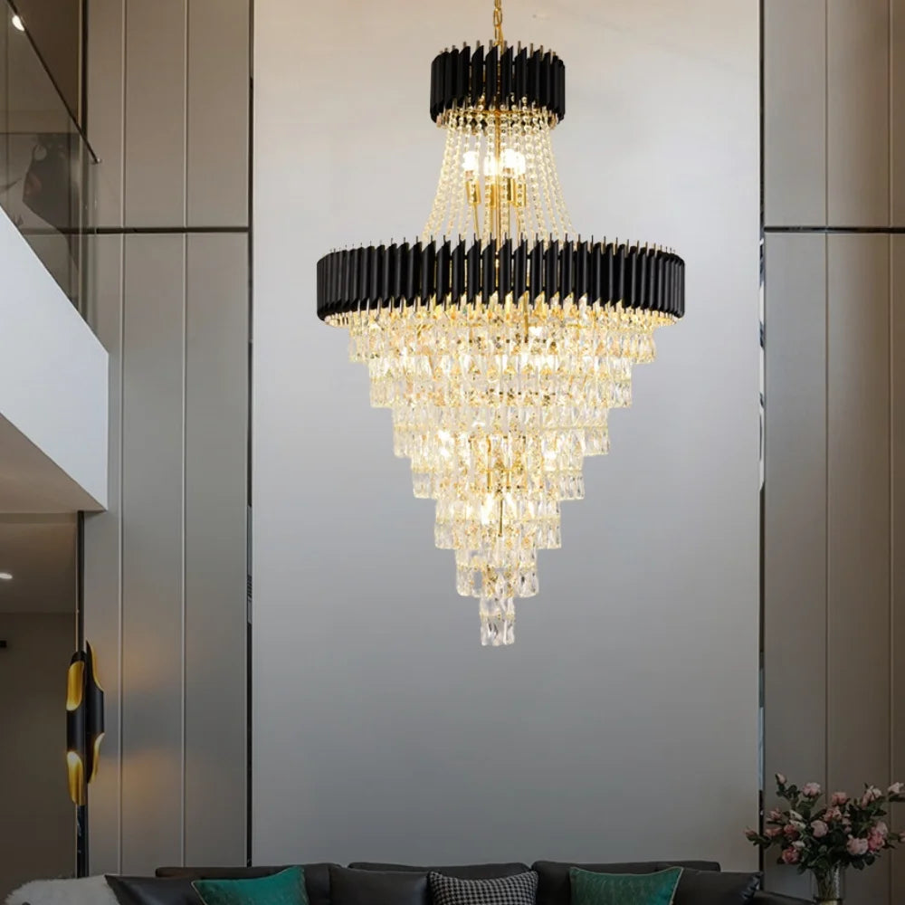 loft Black Gold Chandelier