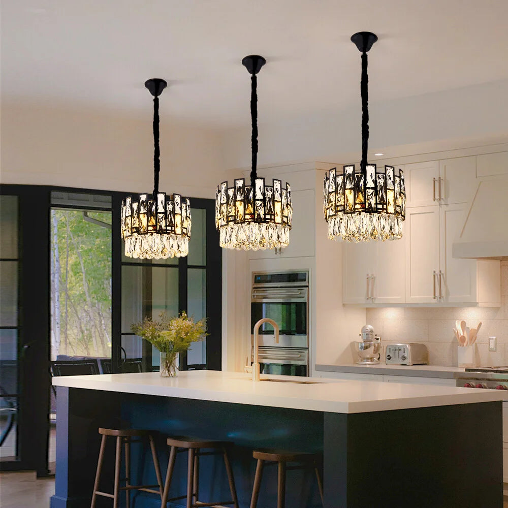 small black pendant light
