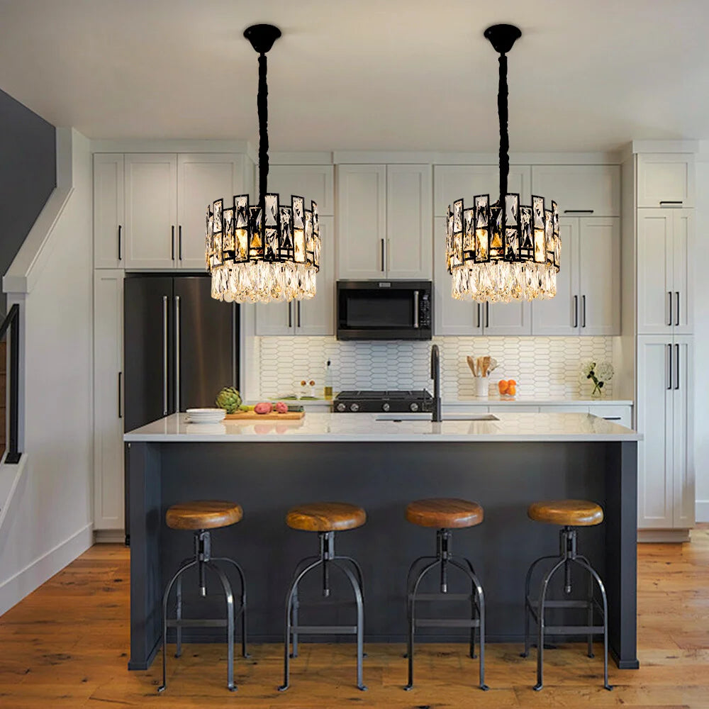 small black pendant light