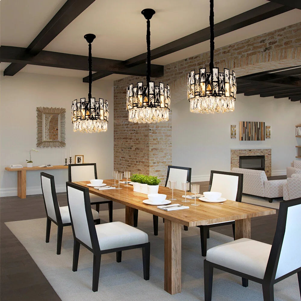 small black pendant light