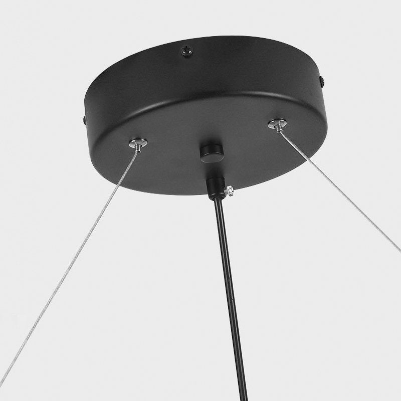 modern black chandeliers