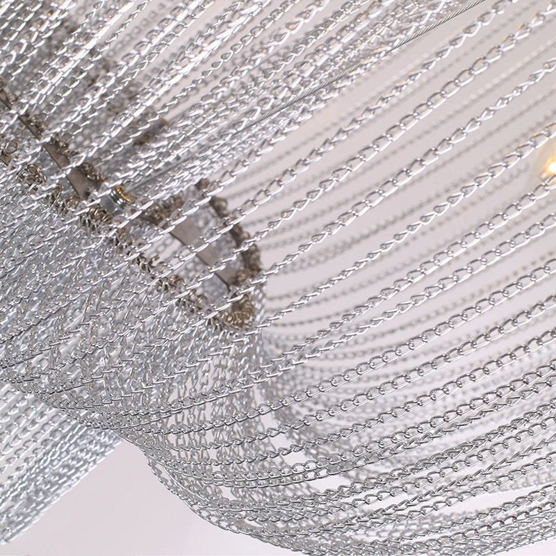 modern chandelier staircase