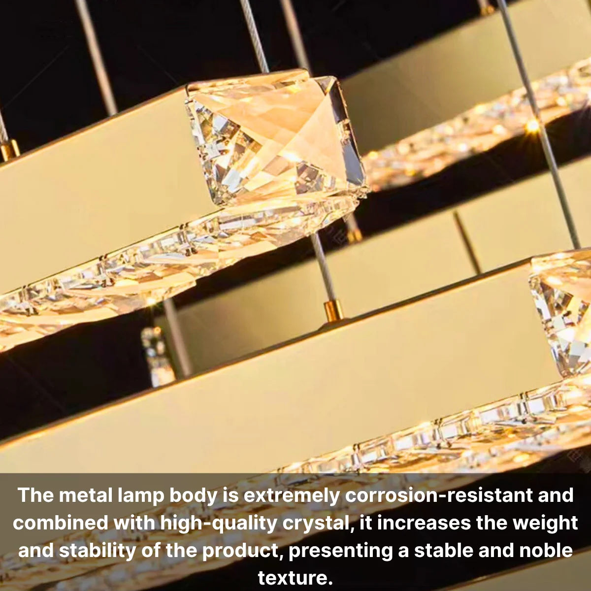 Crux Modern Crystal Pendant Light